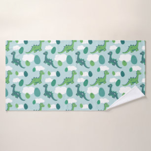 Schattigee dinosaurus cartoon dieren badhanddoek