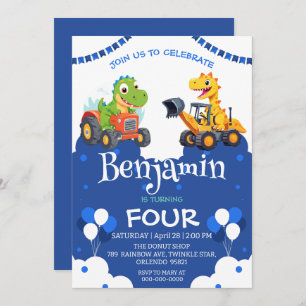 Schattigee dinosaurus graven Graafmachine vrachtwa