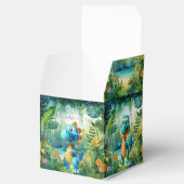 Schattigee dinosaurus gunstbox bedankdoosjes (Geopend)