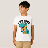 Schattigee Dinosaurus Kinder T-shirt (Voorkant volledig)