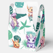 Schattigee dinosaurus oerwoud School kinderen Verj Bedankdoosjes (Geopend)