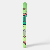 Schattigee dinosaurus op een skateboard Case-Mate iPhone case (Achterkant / Rechts)