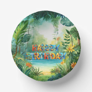 Schattigee Dinosaurus Paper Bowl Papieren Kommen
