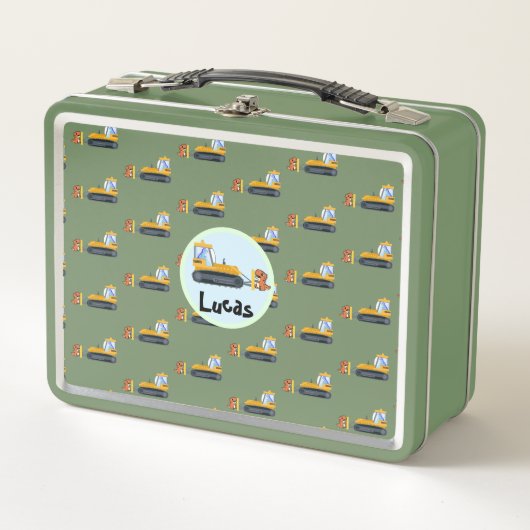 Schattigee dinosaurus tractor Truck School kinder (Voorkant)