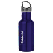 Schattigee Dinosaurussen aangepaste naam waterfles (Achterkant)