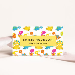 Schattigee dinosaurussen, Kinder Play Center, Acti Visitekaartje