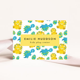 Schattigee dinosaurussen, Kinder Play Center, Acti Visitekaartje