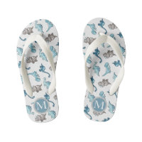 Schattigee dinosaurussen⎢Monogram Kinder Teenslipp