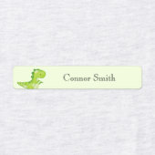 Schattigee Dinosaurussen School Day Care Naam Kled Labels (Design 1)