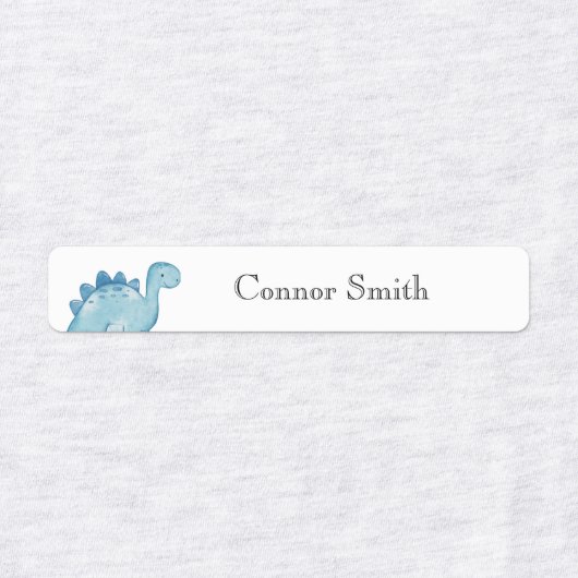 Schattigee Dinosaurussen School Day Care Naam Kled Labels (Design 2)