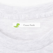 Schattigee Dinosaurussen School Day Care Naam Kled Labels (Aangebracht)