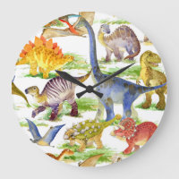 Schattigee Dinosaurussen Waterverf Naadloze Kunst