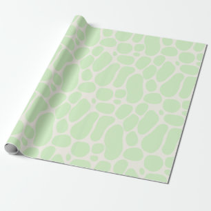 Schattigee dinosaurusvlekken Neutraal Baby shower Cadeaupapier