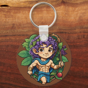 Schattigee Dionysus Griekse mythologie Sleutelhanger