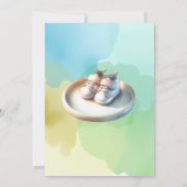 Schattigee Disc Golf Boy's Baby shower Kaart (Achterkant)