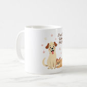 Schattigee Dog & Cat Mok voor Pet Lovers (Voorkant links)