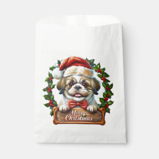 Schattigee Dog Christmas Ornament - Vrolijk Kerstf Bedankzakje