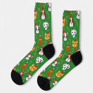 Schattigee Dog Christmas Patterned Sokken