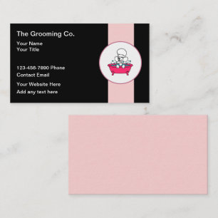 Schattigee Dog Grooming Visitekaartjes Design