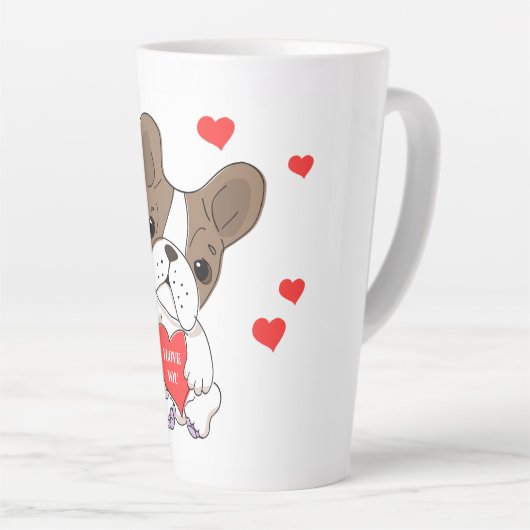 Schattigee Dog Latte Mok (Rechterhoek)