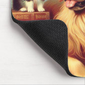 Schattigee Dog Painting Muismat (Hoek)