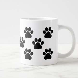 Schattigee Dog Paw-Mok - Perfect voor dierenliefhe Extra Grote Beker