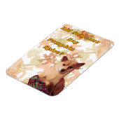 Schattigee Dog Pumpkin Spice Magnets Magneet (Linkerzijde)