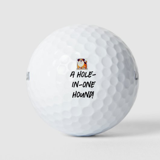 Schattigee Doggy golfballen (Voorkant)
