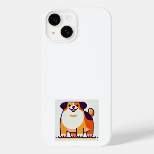Schattigee Doggy iPhone hoesje (Achterkant)