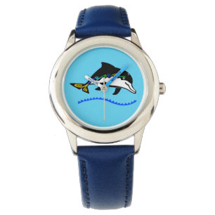 Schattigee DOLFIJN - Wilde dieren - Natuur - Ecolo Horloge