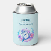 Schattigee dolfijn Zee schepsel evenement Blikjeskoeler (Blikje Achterkant)