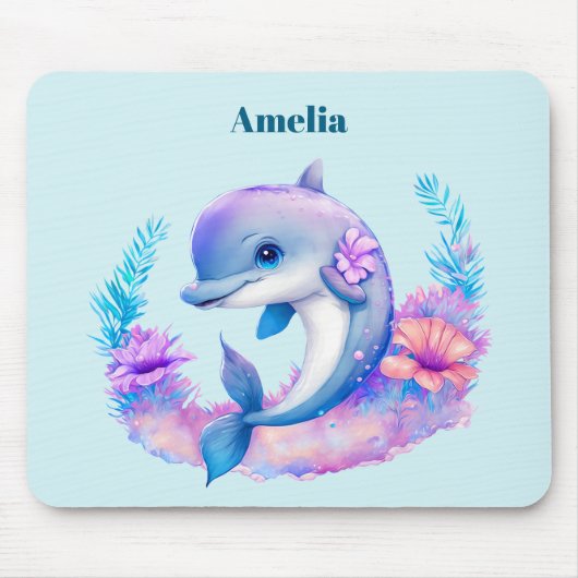 Schattigee dolfijn Zee schepsel Muismat (Voorkant)