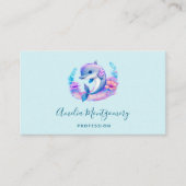 Schattigee dolfijn Zee schepsel Visitekaartje (Voorkant)