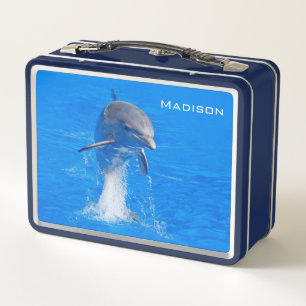 Schattigee Dolphin Jumping Gepersonaliseerde naam