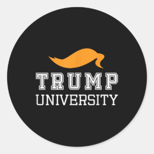 Schattigee Donald Trump University President POTUS Ronde Sticker