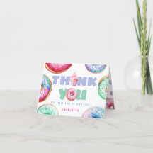 Schattigee Donut Custom Bericht Kinderen Verjaarda