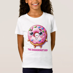 Schattigee donut kind tekst toevoegen t-shirt