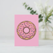 Schattigee donut | Kinder Rugtas Briefkaart (Staand voorkant)