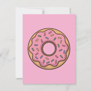 Schattigee donut Kinder Rugtas Briefkaart