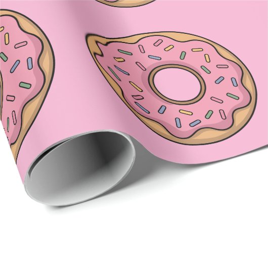 Schattigee donut | Kinder Rugtas Cadeaupapier (Rol Hoek)