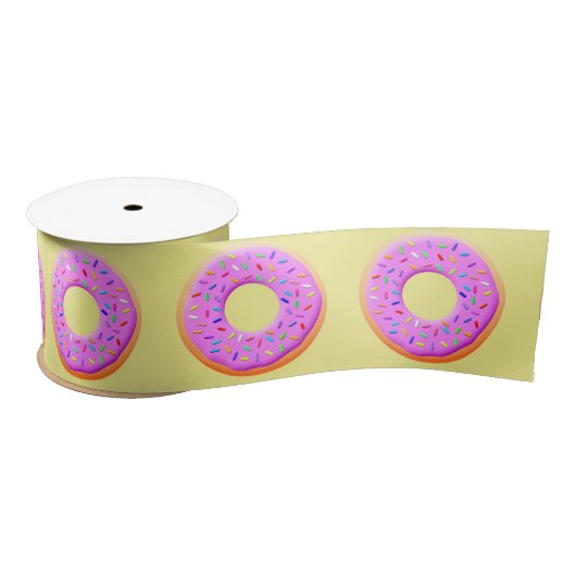 Schattigee donut tekening met sprinkles lint (Spoel)