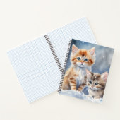 Schattigee donzige Kittens Notitieboek (Binnen)