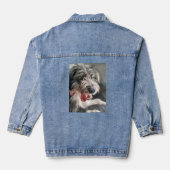 Schattigee Doodle Dog Denim Jacket (Achterkant)