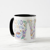 Schattigee Doodle Good Morning Coffee Mok (Voorkant links)