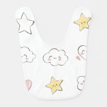 Schattigee Doodles Baby Bib