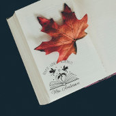 Schattigee Dragon Library Floral Laat je geest gro Zelfinktende Stempel