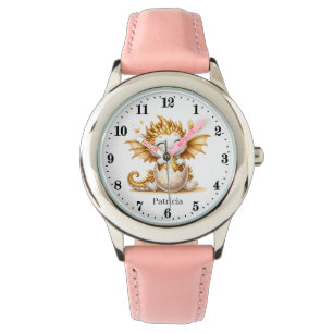 Schattigee Dragon-naam toevoegen Horloge