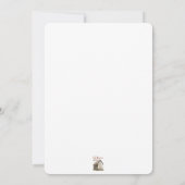 Schattigee Dragonfly Waterverf Meisje Verjaardag Kaart (Achterkant)