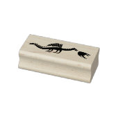 Schattigee drakenstempel | vliegende pose rubberstempel (Stempel)