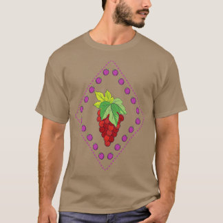 Schattigee druivenstempel 1 t-shirt